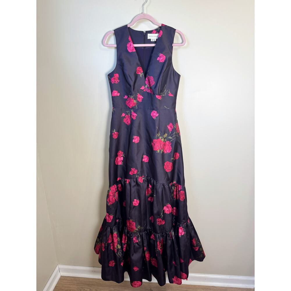 NEW NWT Sachin + Babi Rori Tiered Sleeveless Floral Print Dress Size 8 - Picture 2 of 8